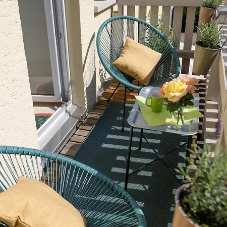 Stilvolle *rebland* Balkon-netflix-parking Apartment *